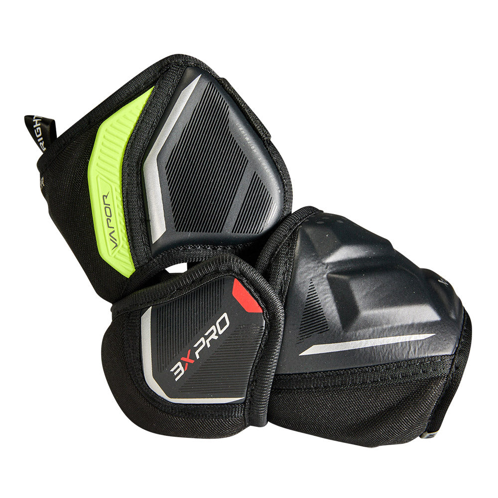 Bauer Vapor 3X Pro Junior Ice Hockey Elbow Pads - Youth Protective Gear for Ice Hockey Practice & Games - Lightweight & Durable Elbow Guards for Young Players