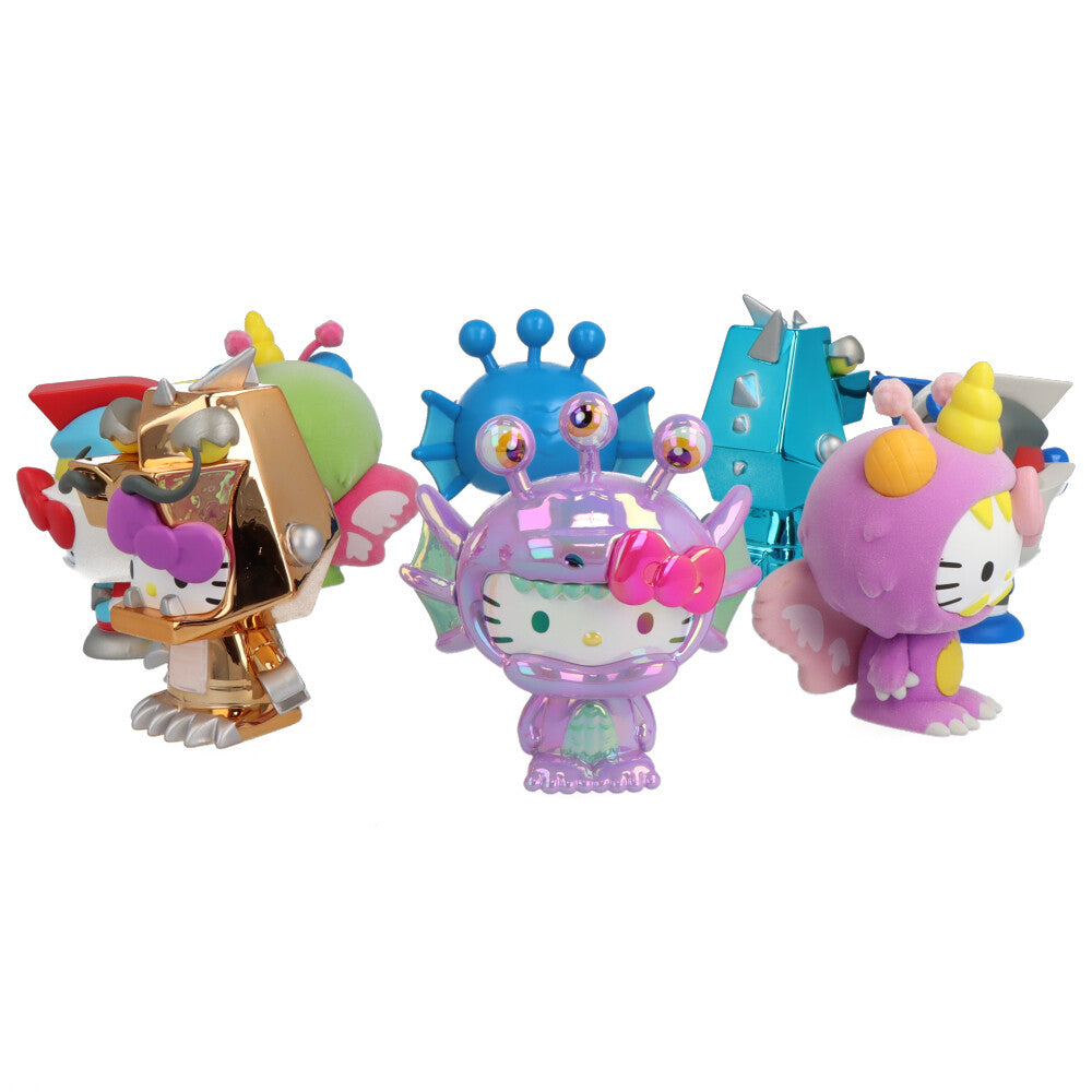 Hello Kitty Kaiju Mini Series Collectible Figures - Cute Kawaii Monster Toys for Kids & Anime Fans - Perfect for Display, Gifts & Pop Culture Collections