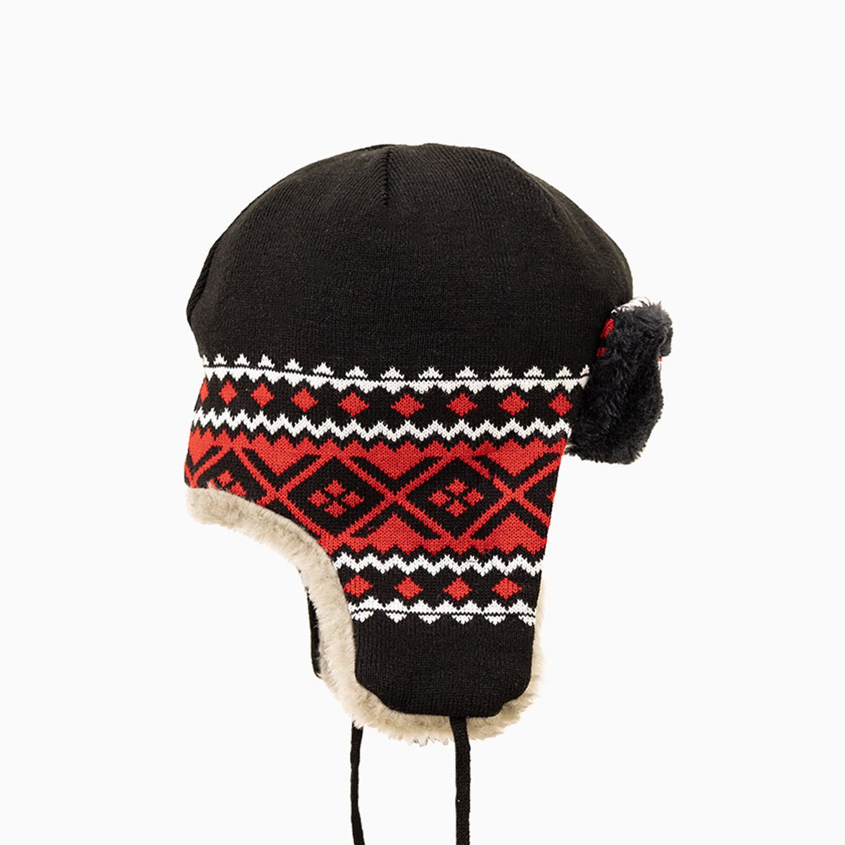 Chicago Bulls NBA Trapper Knit Cuff Beanie Hat - Winter Warm Fleece Lined Skull Cap for Men & Women - Perfect for Basketball Games, Outdoor Sports & Cold Weather