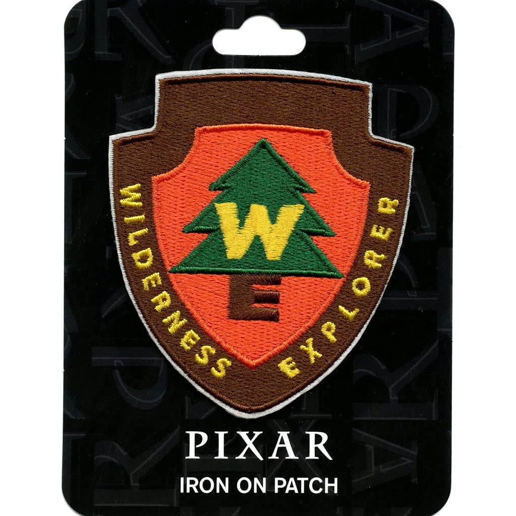Disney Pixar Up Wilderness Explorer Embroidered Iron-On Patch for Jackets, Hats & Backpacks – Perfect for Costumes, Scouting & Outdoor Adventures