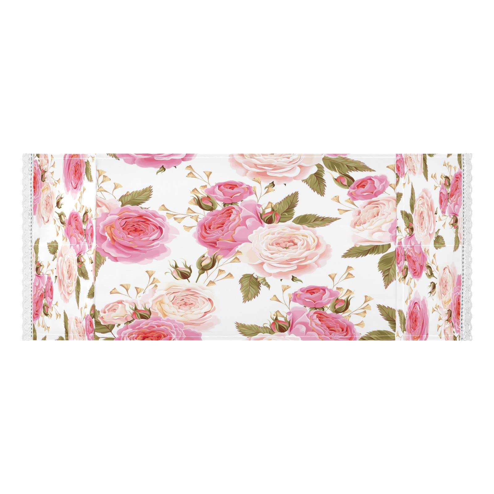 Floral Rose Pink Washing Machine Cover - 51