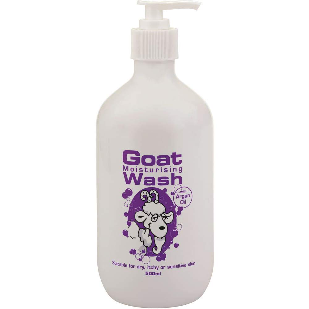 Goat Milk Body Wash with Argan Oil - 16.9oz Moisturizing Shower Gel for Dry & Sensitive Skin - Natural Hydrating Cleanser for Men & Women - Perfect for Daily Use & Spa Relaxation