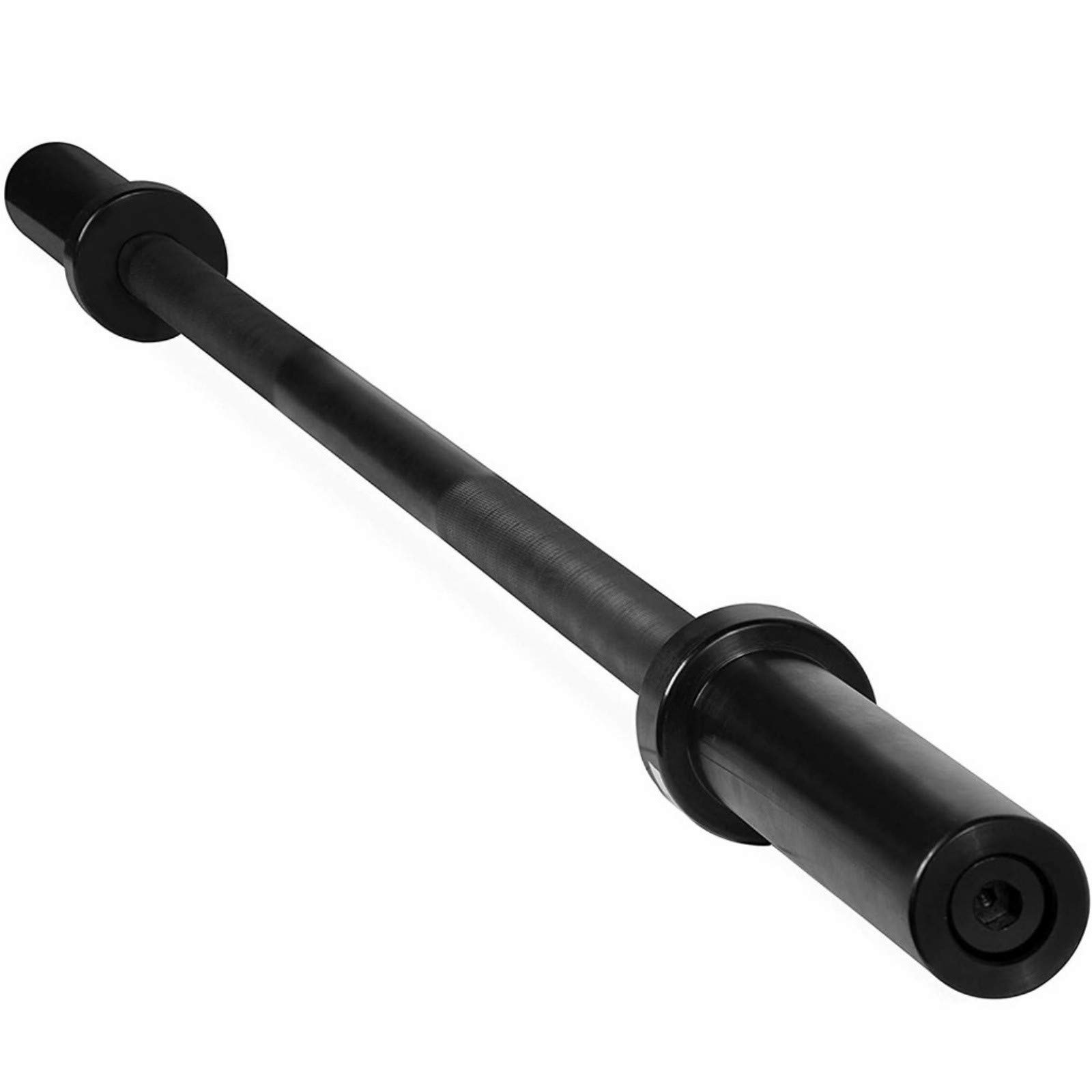 5ft/60Inch Olympic Barbell Weight Lifting Bar - 2 Inch Weight Plates with Two 3-Layer Circlips for Strength Training, Bicep & Tricep Workouts - Perfect for Home Gym & CrossFit Exercises