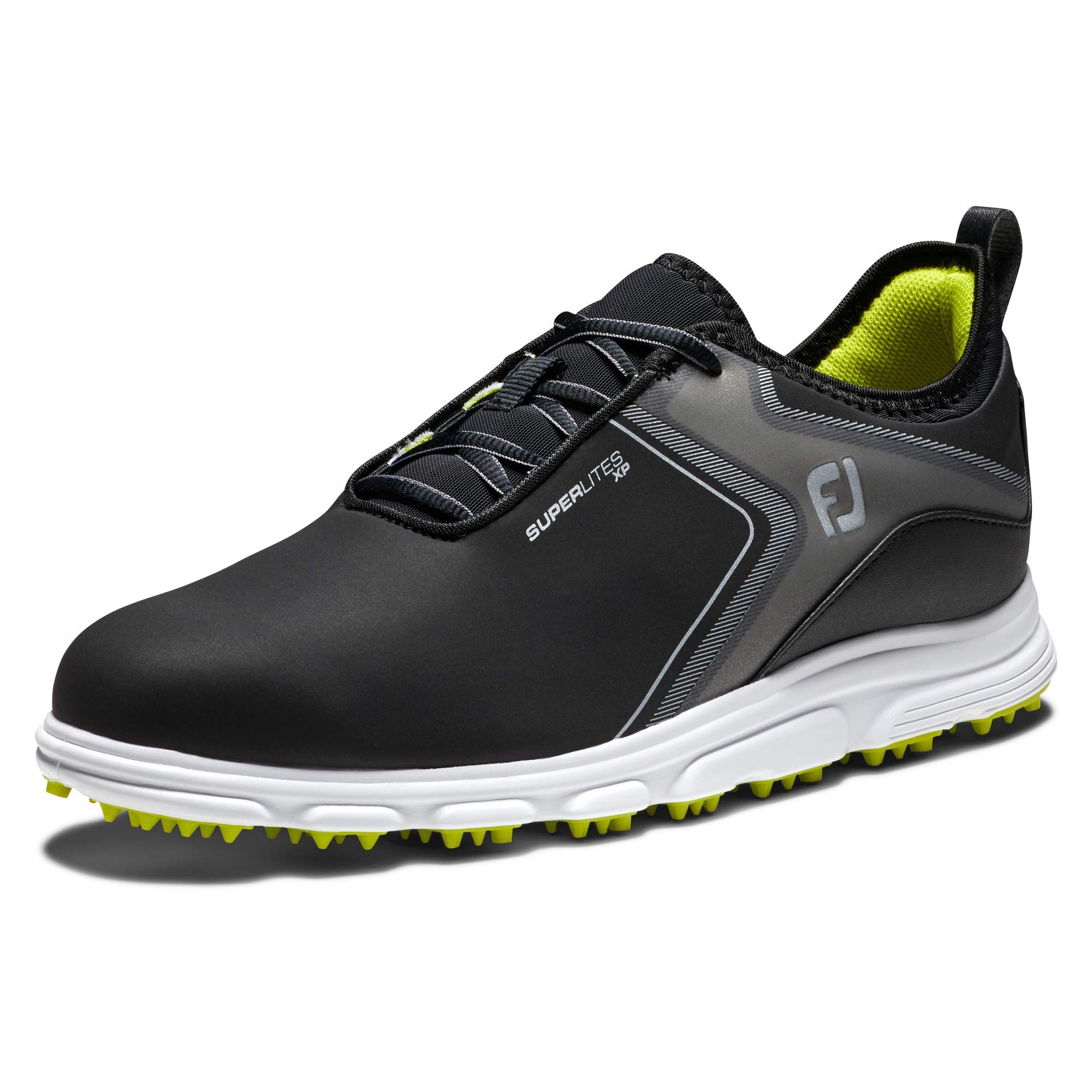 FootJoy Men's Superlites Xp Golf Shoes - Lightweight & Waterproof Spiked Golf Footwear for Men - Perfect for Golf Tournaments & Casual Course Play