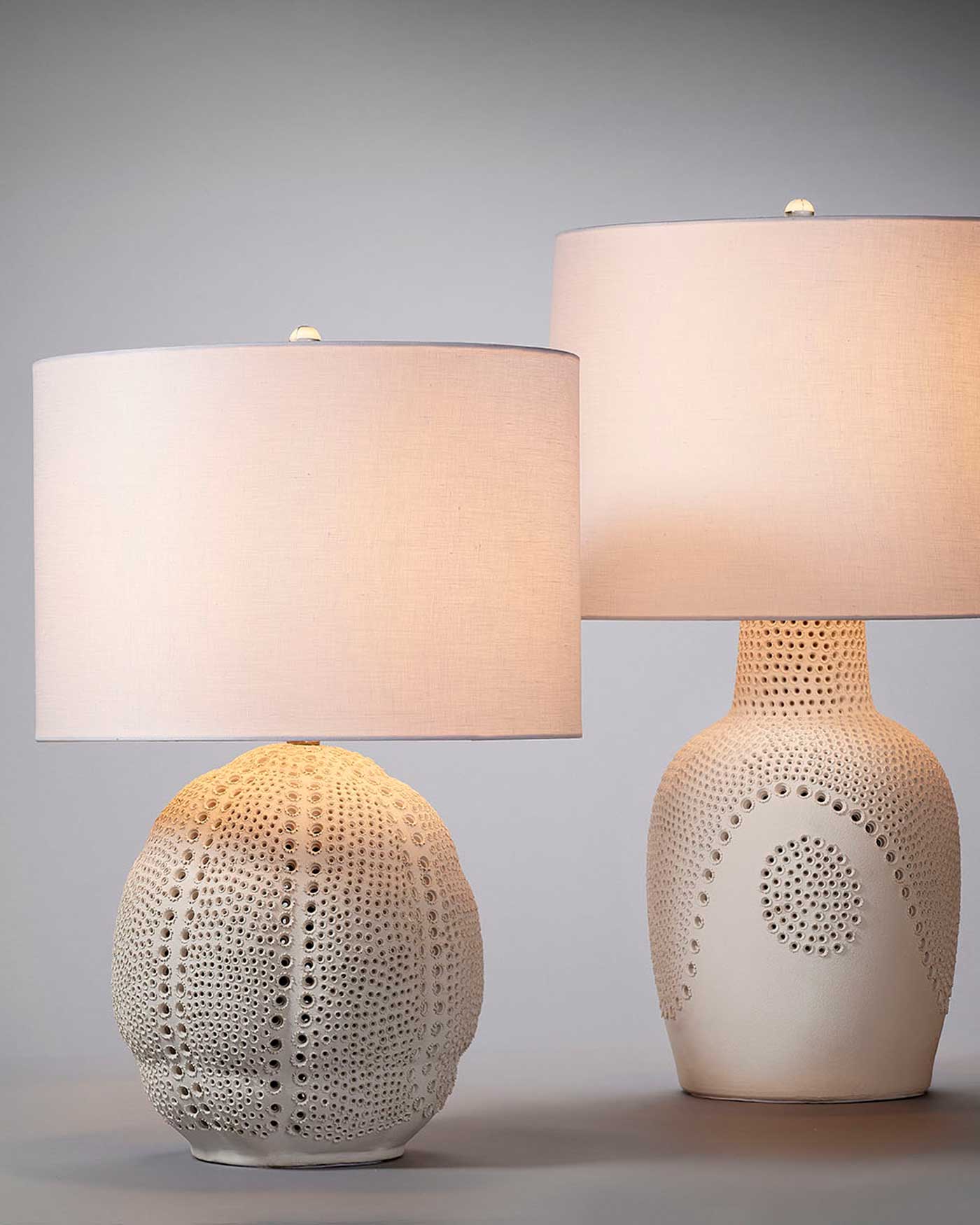 Modern White Lunar Table Lamp - Stylish Nightstand & Bedside Lighting for Home & Office Decor