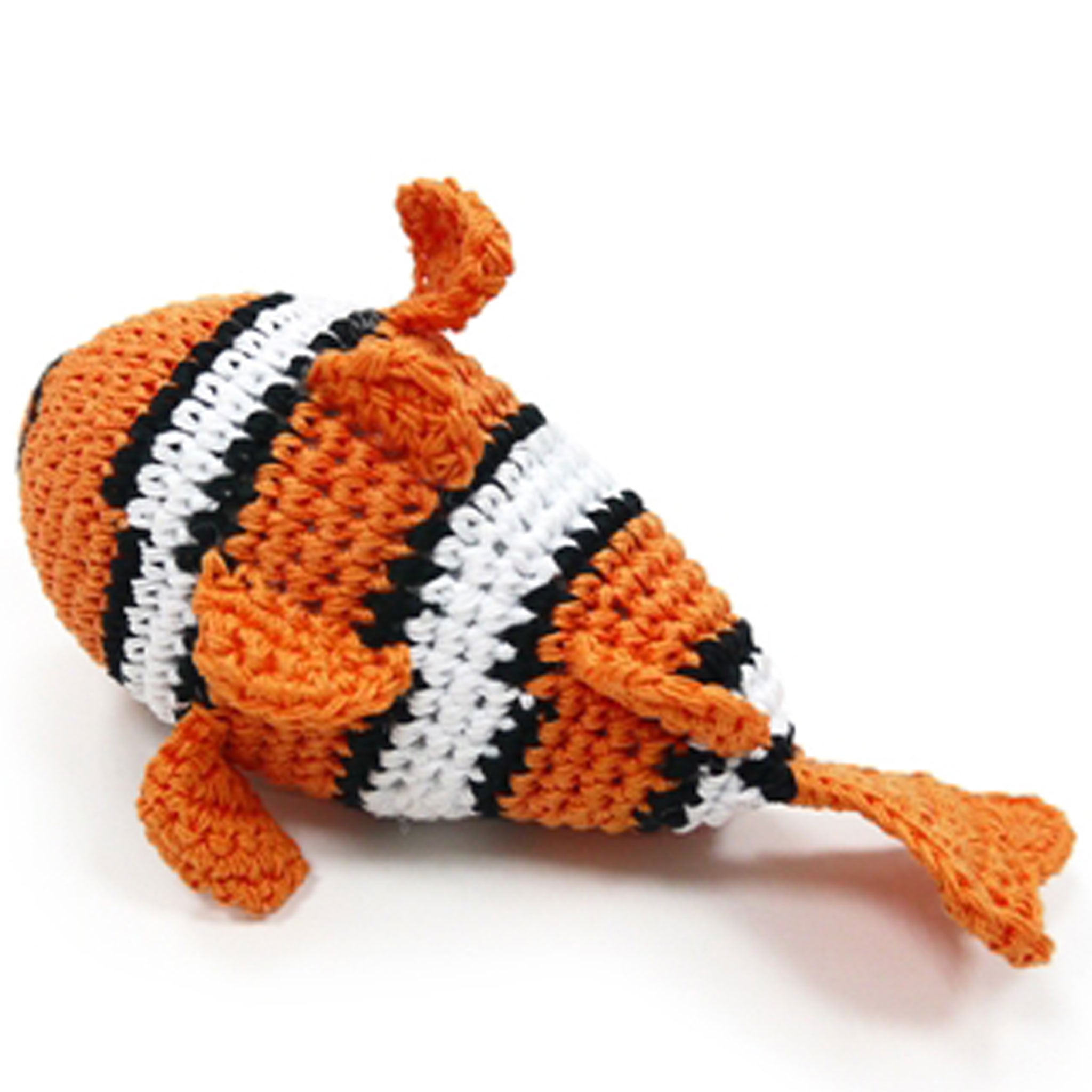 Dogo Pet Fashions Pawer Squeaky Dog Toy - Clown Fish Design for Small & Medium Dogs - Interactive Playtime & Training Reward for Puppies