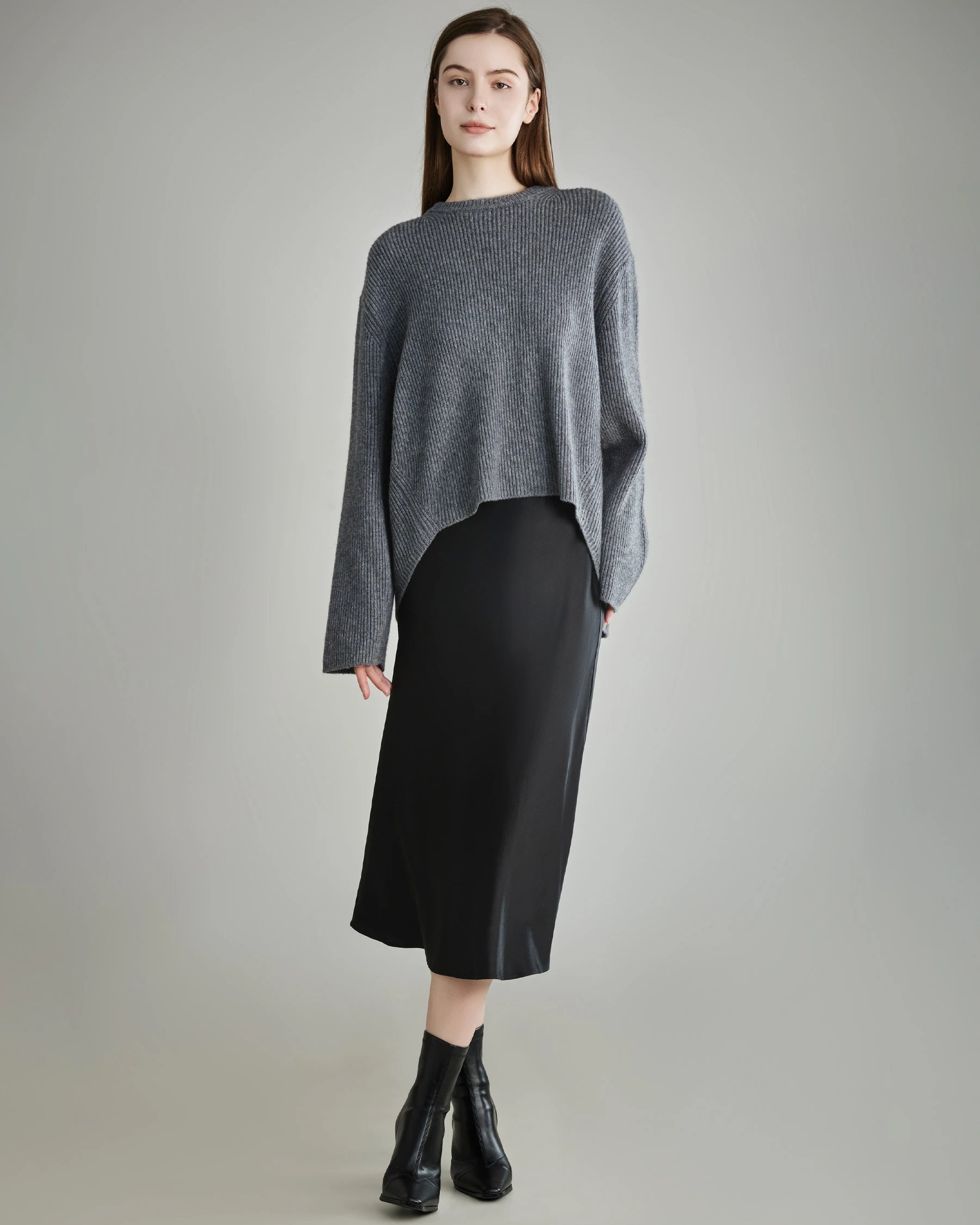 Women's Soft Cashmere Sweater - Cozy Crew Neck Pullover for Winter & Fall | Perfect for Office, Travel & Casual Wear