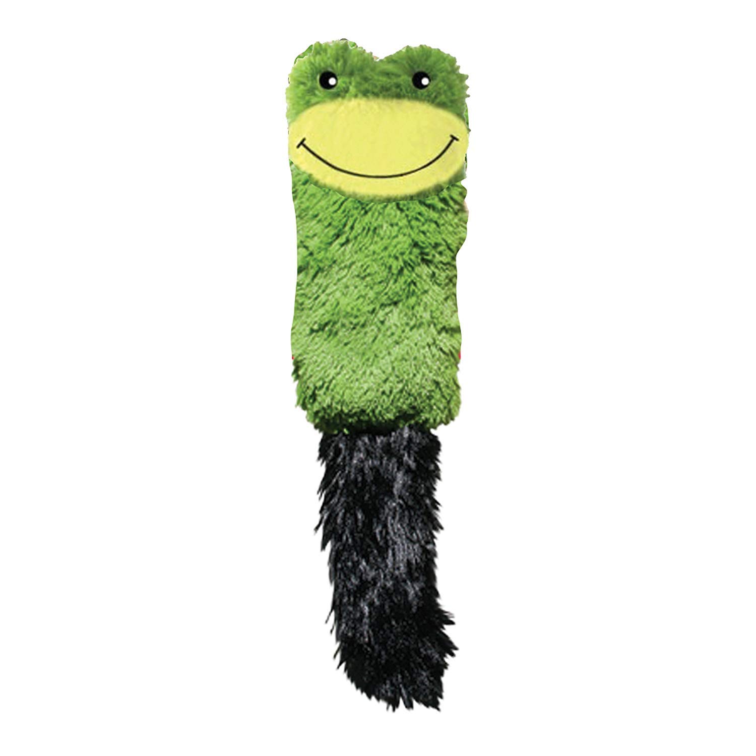 KONG Cozie Kickeroo Catnip Toy for Cats - Green Frog Plush with Catnip - Fun Interactive Play & Stress Relief for Indoor Cats