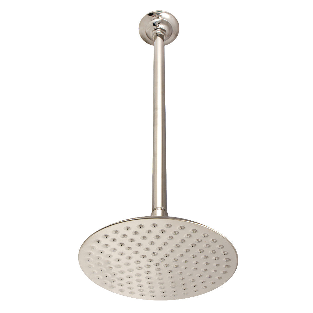 Kingston Brass K236K20 Trimscape 7.75 Inch Showerhead with 17 Inch Ceiling Mount Shower Arm - Modern Bathroom Fixture for Luxurious Spa-Like Experience