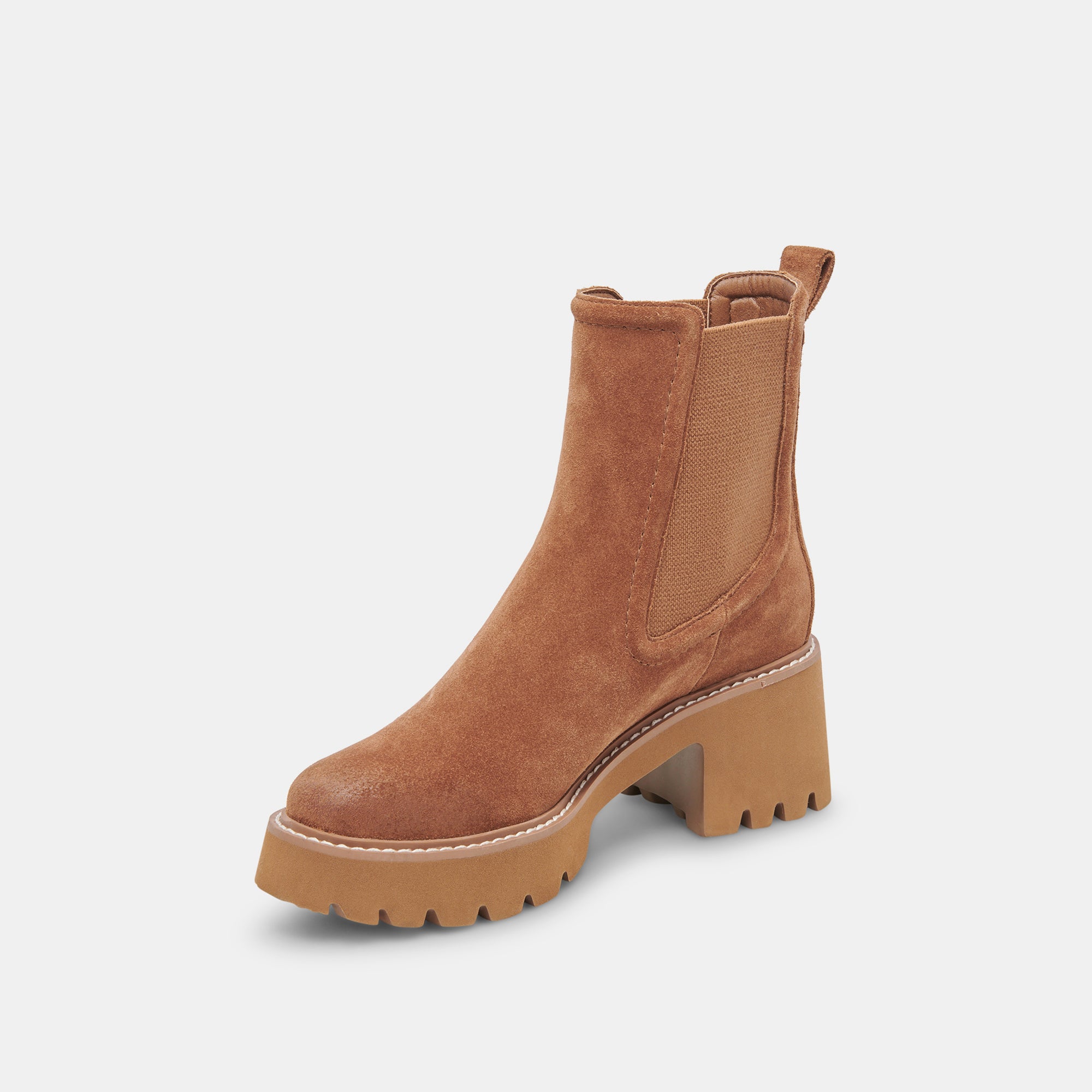 HAWK H20 Waterproof Booties for Women - Chestnut Suede Winter Ankle Boots | Slip Resistant, Comfortable & Warm | Perfect for Snow, Rain & Cold Weather Outdoor Activities