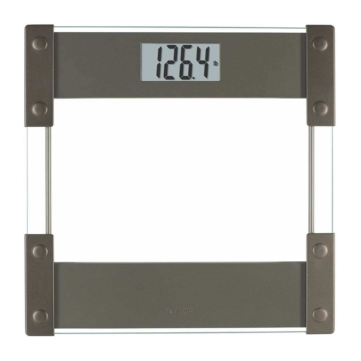 Digital Glass Bathroom Scale with Hinge Design - Accurate Body Weight Measurement for Home Fitness Tracking, Health Monitoring & Bathroom Use