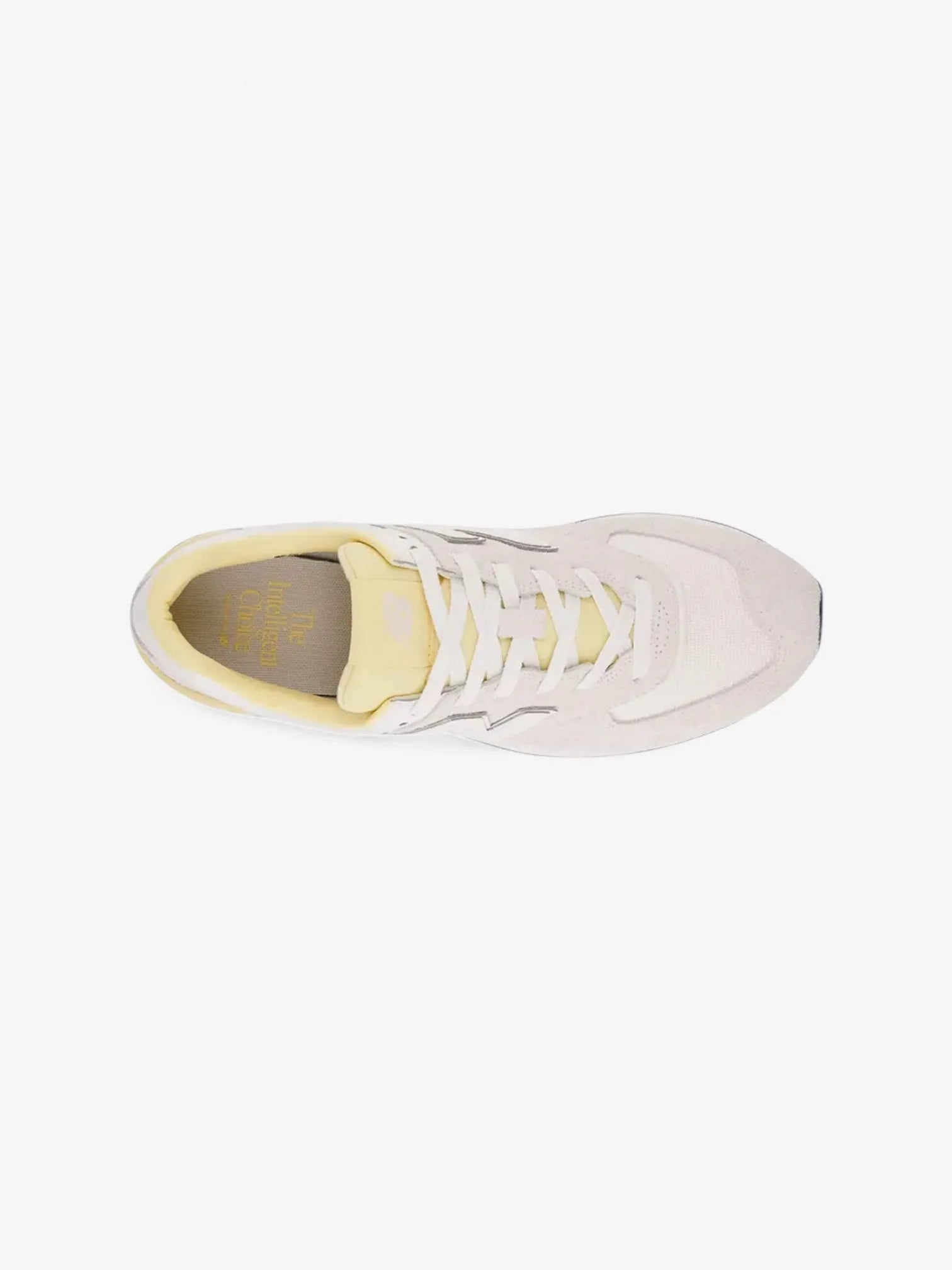 New Balance 574 Legacy Sneakers for Men & Women - White & Yellow Running Shoes for Walking, Gym & Casual Wear | Comfortable Athletic Shoes for Daily Use