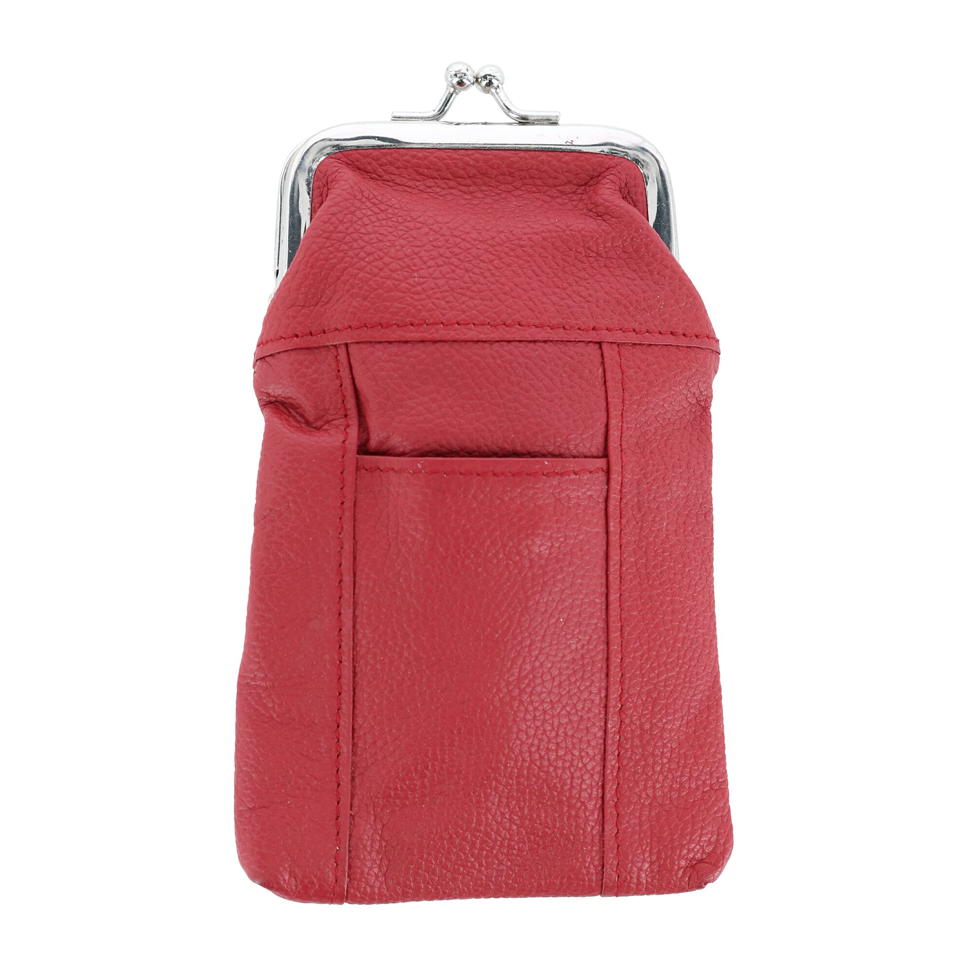 Elegant Red Leather Cigarette Case for Women with Lighter Pocket - Perfect for Parties, Travel & Night Out Accessories