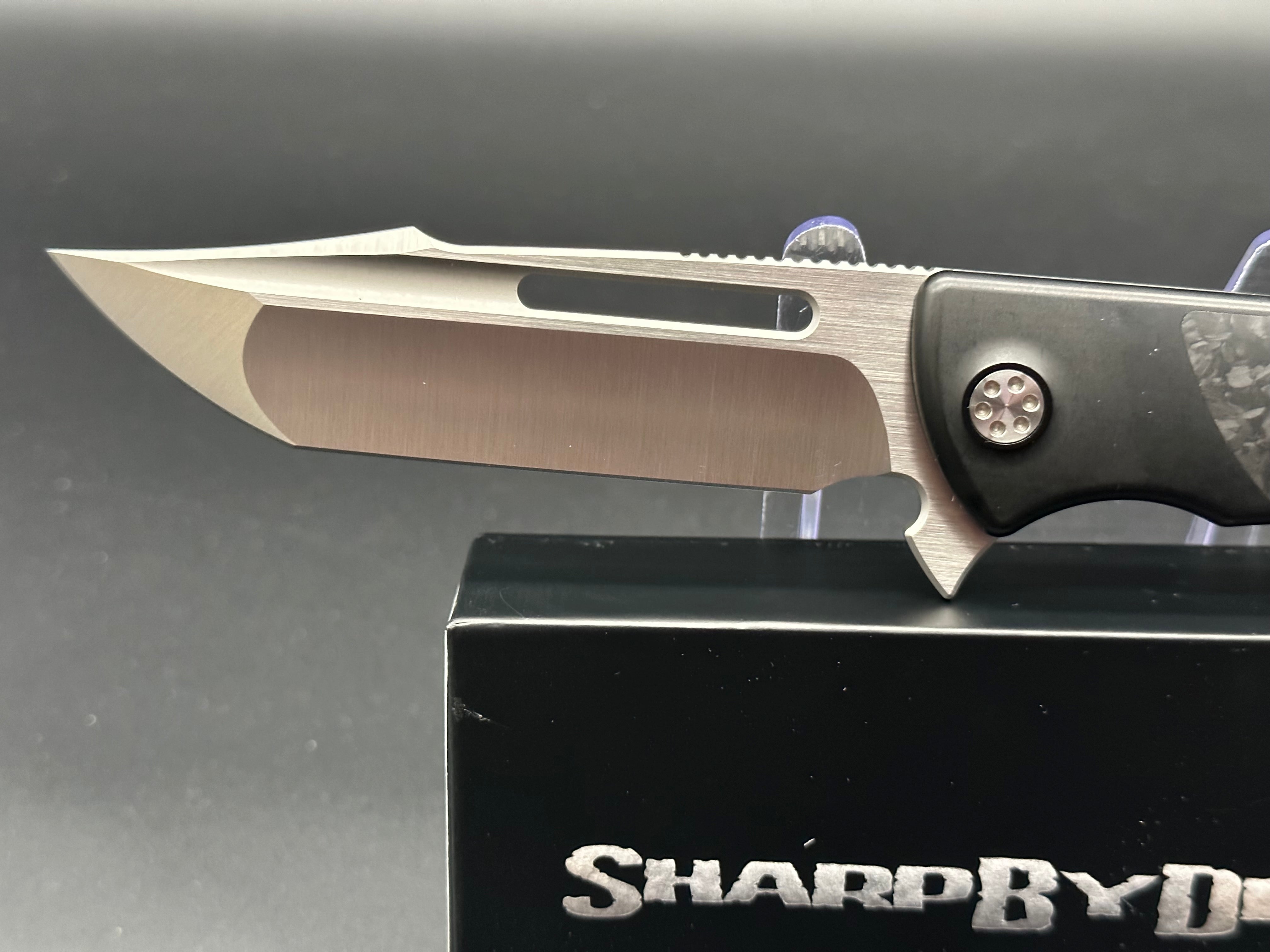 Sharp By Design Evo Typhoon Harpoon Tanto Knife - Premium EDC Folding Pocket Knife for Outdoor, Camping & Survival Use