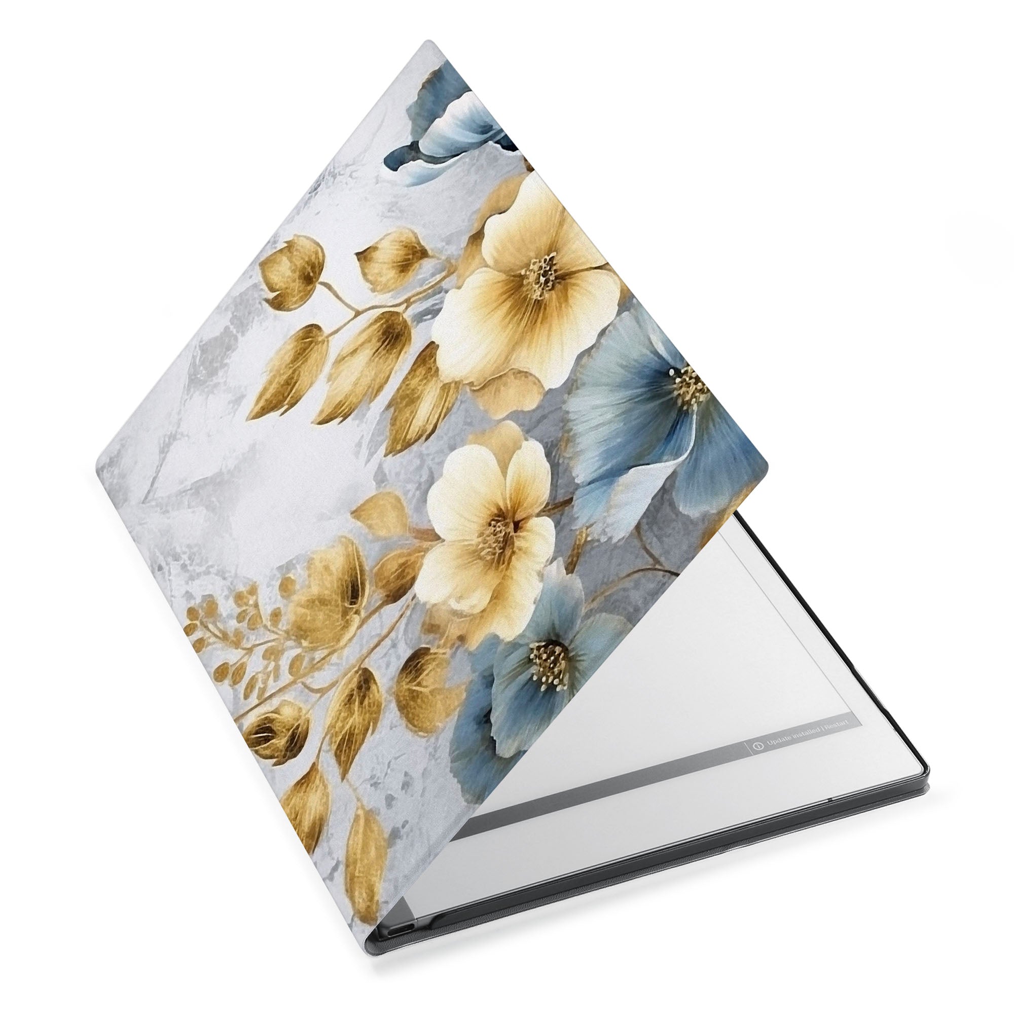 Premium reMarkable 2 Tablet Case with Magnetic Stylus Bundle - Flower Art Design | Protective Cover for Digital Note Taking, Drawing & E-Reading | Perfect for Students, Professionals & Artists