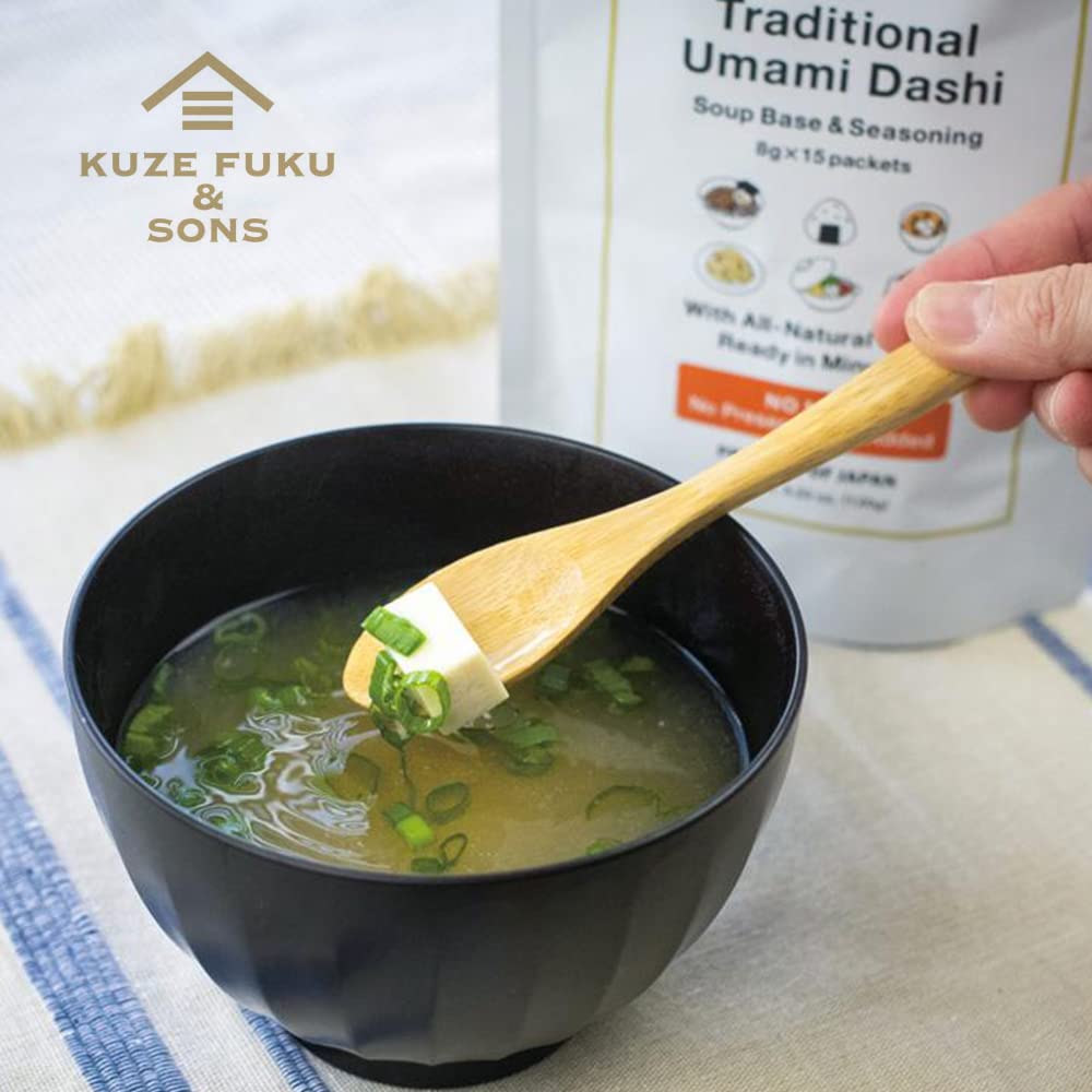 Premium Japanese Umami Dashi Soup Base & Seasoning - Traditional Flavor, No MSG, 30 Packets - Authentic Japanese Broth for Ramen, Udon & Hot Pot Dishes