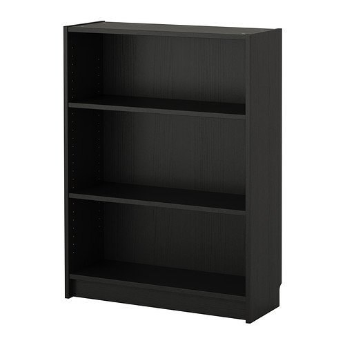 IKEA Black-Brown Bookcase 1626.201126.1810 - Modern Bookshelf for Home Office, Living Room & Bedroom Storage Organization