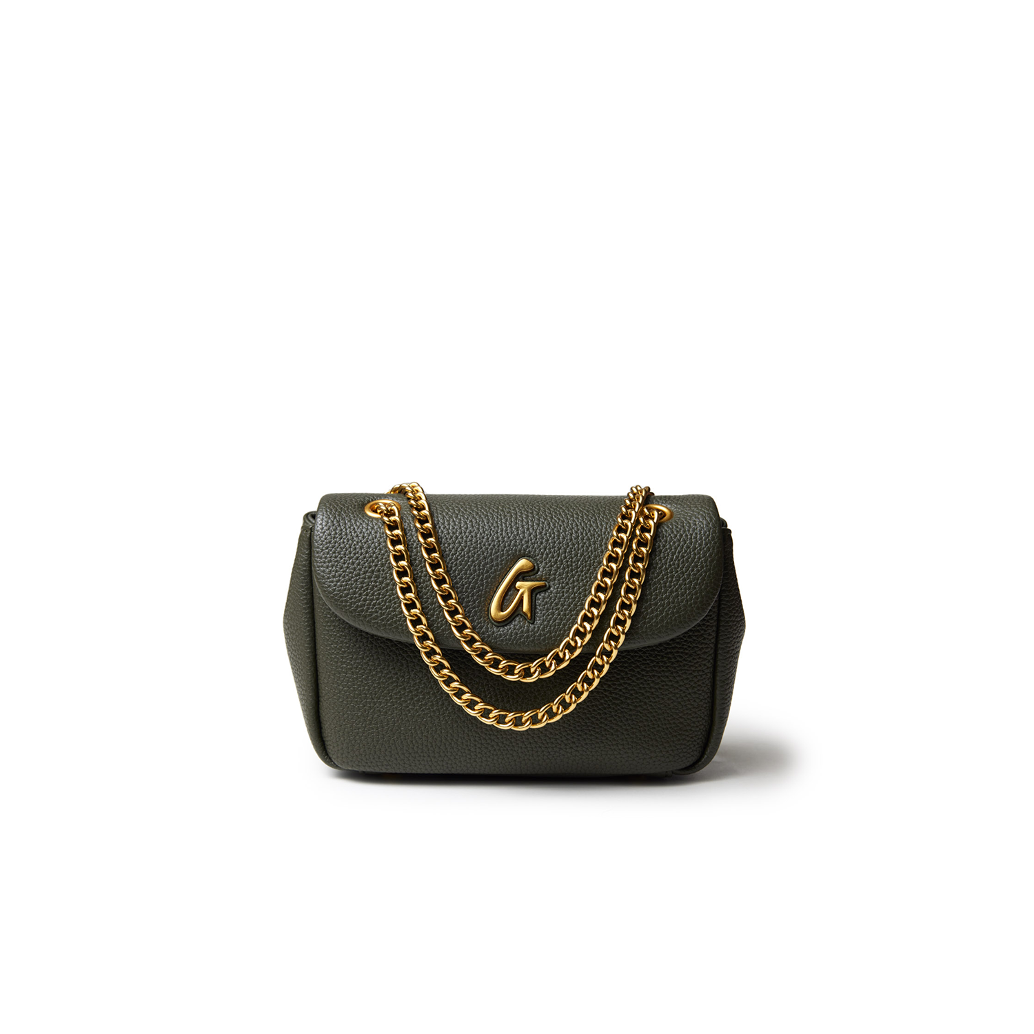 Mini Pebble Flap Bag in Olive Green - Stylish Crossbody Purse for Women, Perfect for Everyday Use, Travel & Casual Outings