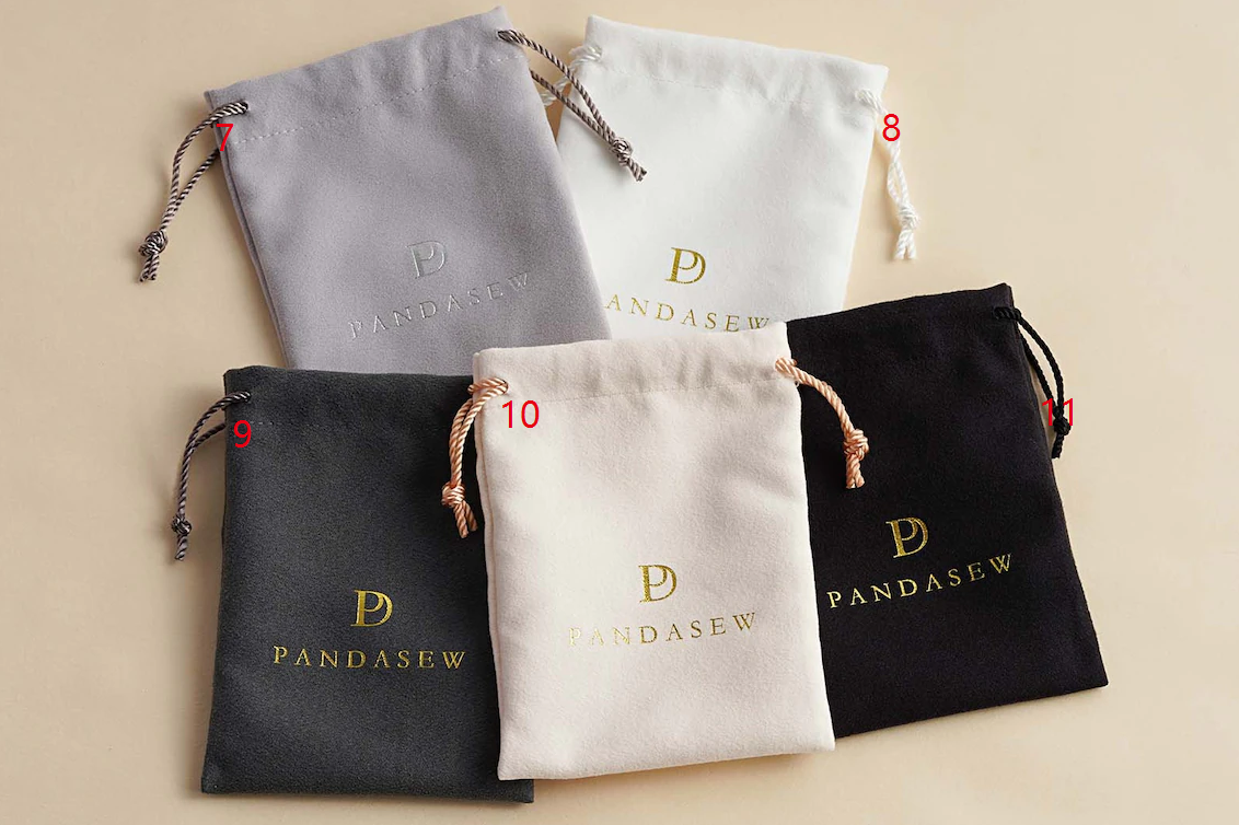 100pcs Velvet Half Round Jewelry Drawstring Bags - Custom Logo Gift Pouch for Necklaces, Rings & Earrings - Premium Jewelry Storage & Presentation for Boutiques, Weddings & Retail Stores