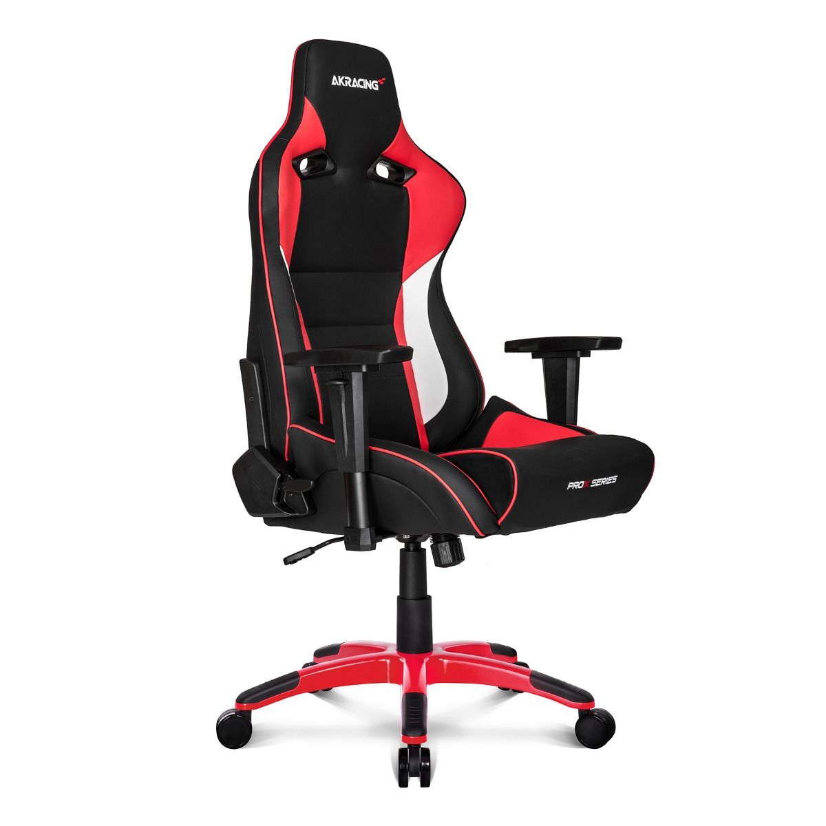 AKRACING ProX Ergonomic Gaming Chair - High Back Racing Style with Adjustable Lumbar Support & Headrest - Red - Perfect for PC, Office & Esports Gaming Setup