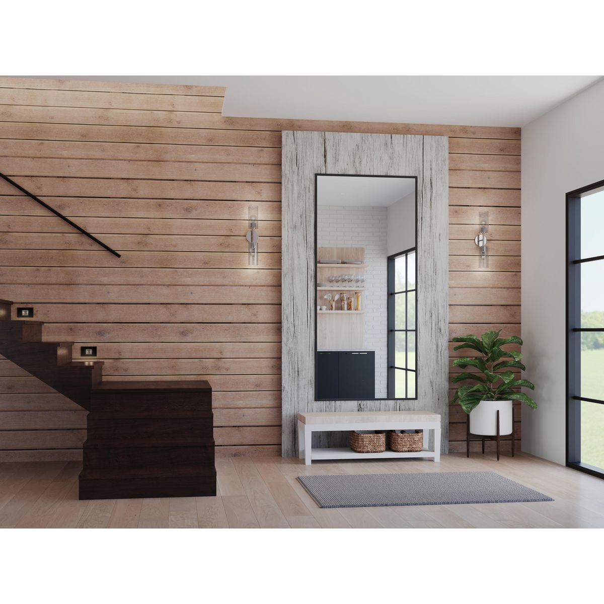 Cofield Collection Two Light Wall Bracket - Modern Sconce Lighting for Bedroom, Living Room & Hallway - Adjustable Arm Wall Mounted Fixture