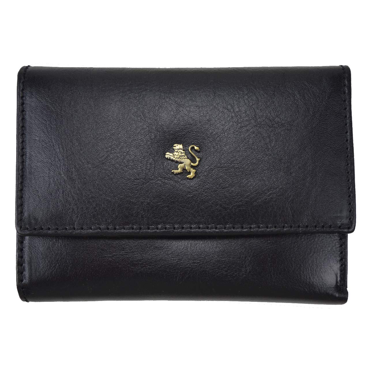Luxury Pratesi Leather Wallet for Women - Museo San Marco B412 Genuine Leather Women's Wallet | Perfect Gift for Her, Everyday Use & Special Occasions