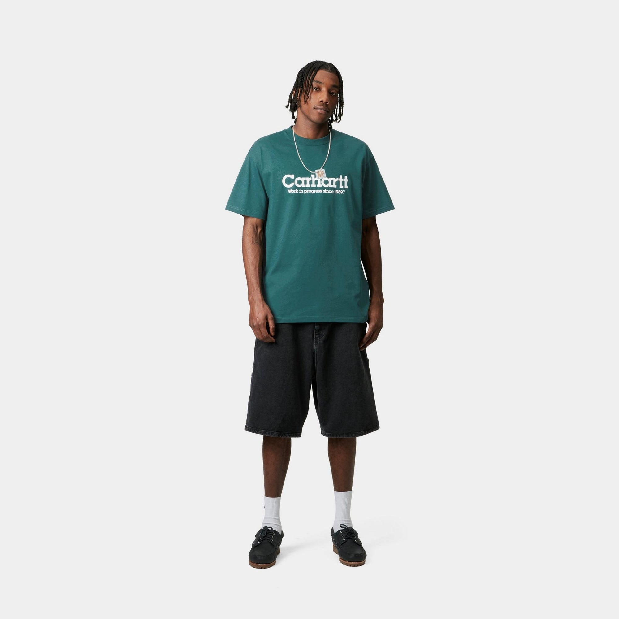 Label Script T-Shirt | Malachite Green Graphic Tee - Casual Streetwear for Men & Women | Perfect for Everyday Wear, Outings & Gifts