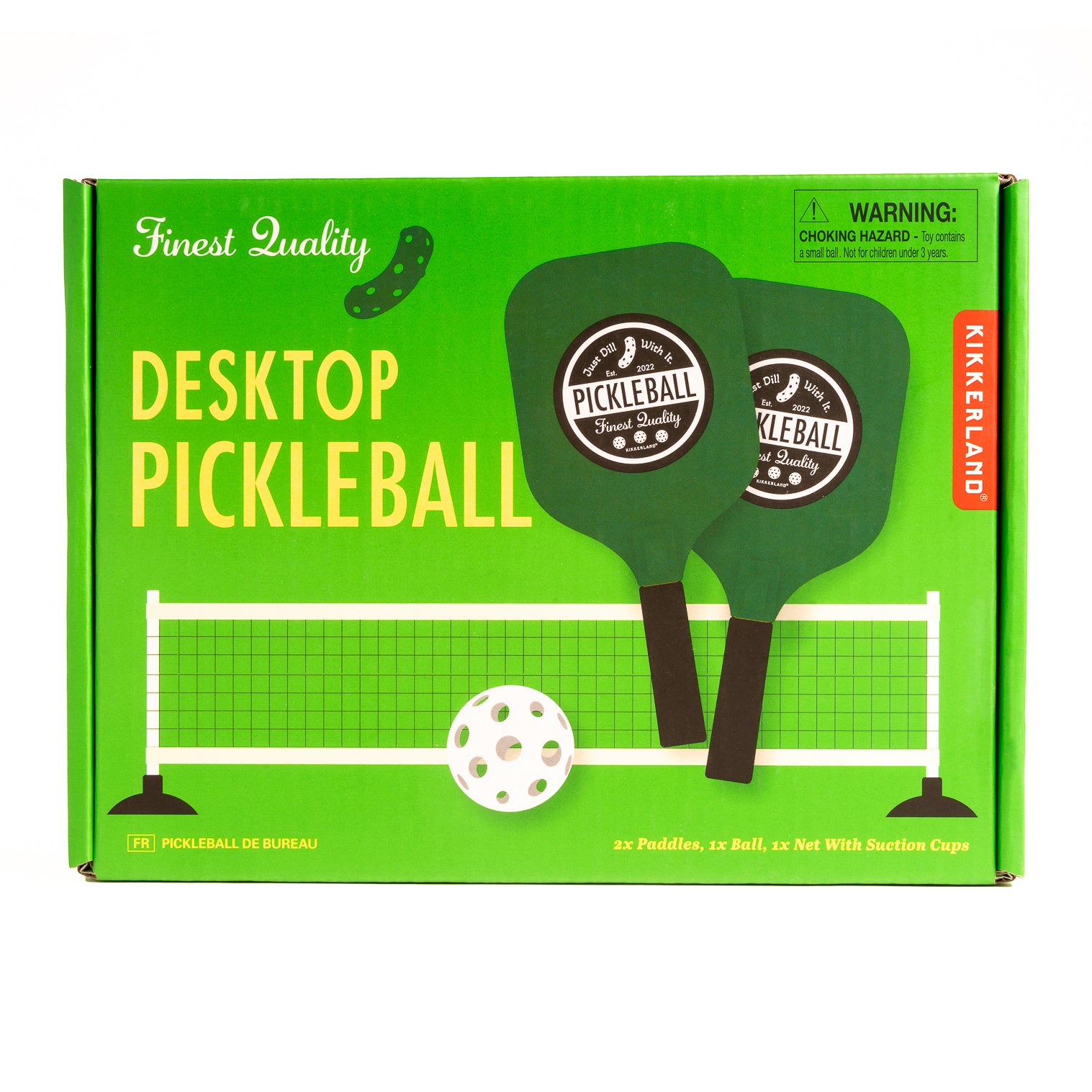 Premium Desktop Pickleball Set - Portable Indoor/Outdoor Game for Kids & Adults - Fun Office, Backyard, Beach & Party Activity