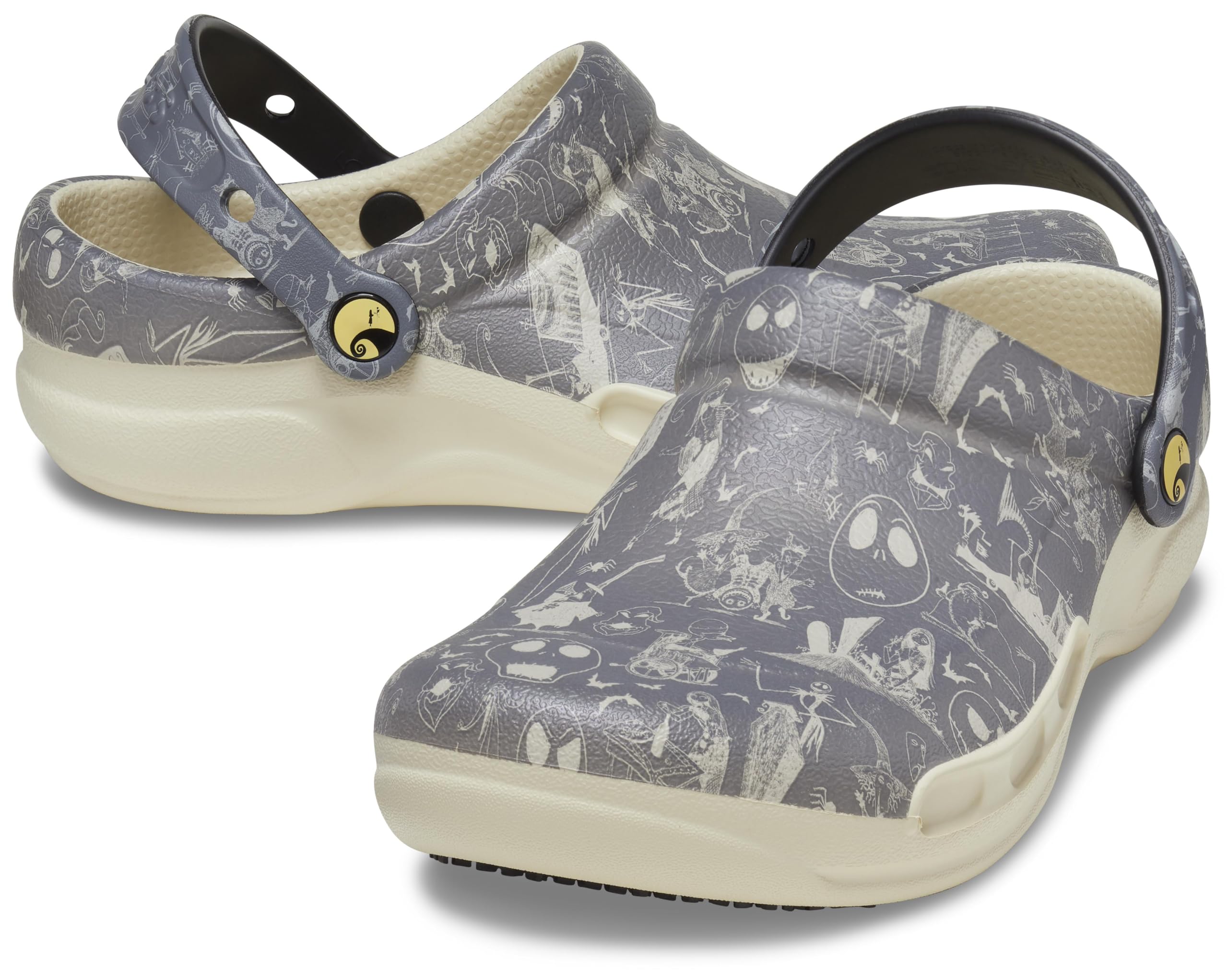 Unisex Crocs Bistro Graphic Clogs - Slip-Resistant Kitchen & Restaurant Shoes for Chefs, Nurses & Healthcare Workers
