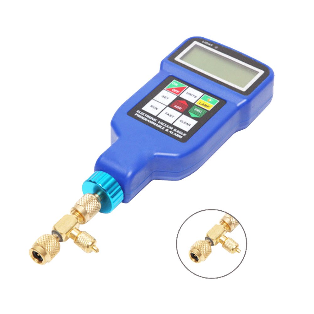 WK-VG88 Digital Programmable Refrigerant Vacuum Gauge with Alarm - HVAC System Diagnostic Tool for AC Repair & Maintenance