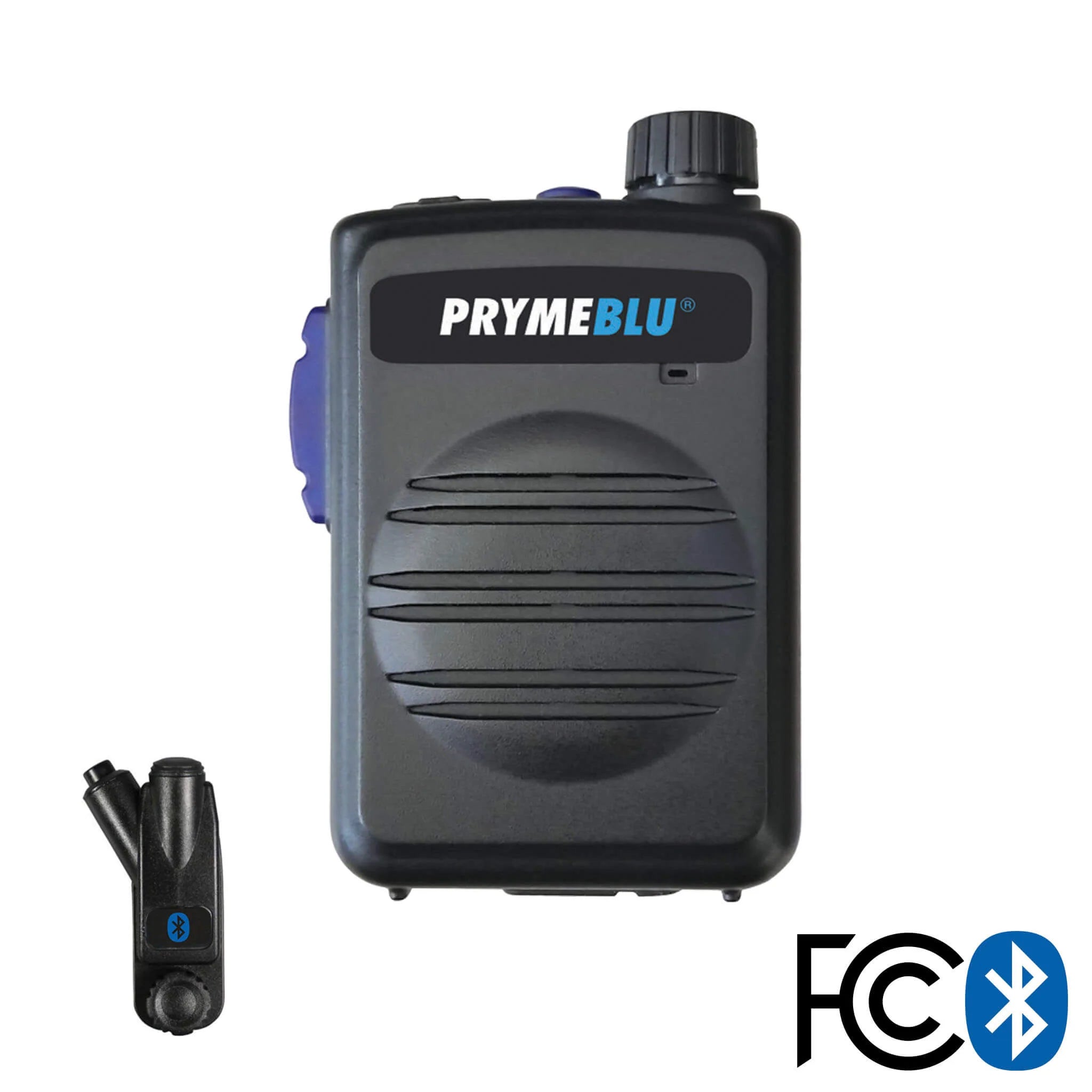 Pryme BTH 550 Max 34 Bluetooth Speaker Microphone with Volume Control & Adapter - Compatible with Motorola APX (Apex) Series & XPR Series Radios - Ideal for Public Safety, Construction & Outdoor Communication