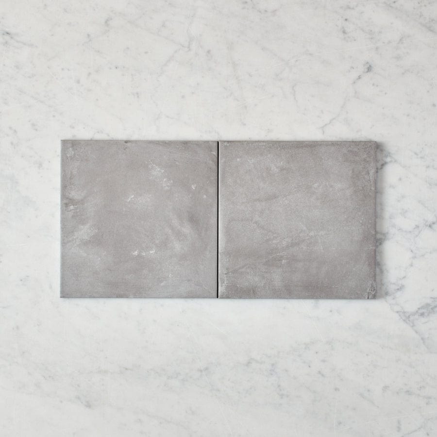 Premium Bells Beach Charcoal Encaustic Look Square Tile - Waterproof & Durable Ceramic Floor and Wall Tile for Bathroom, Kitchen, and Backsplash