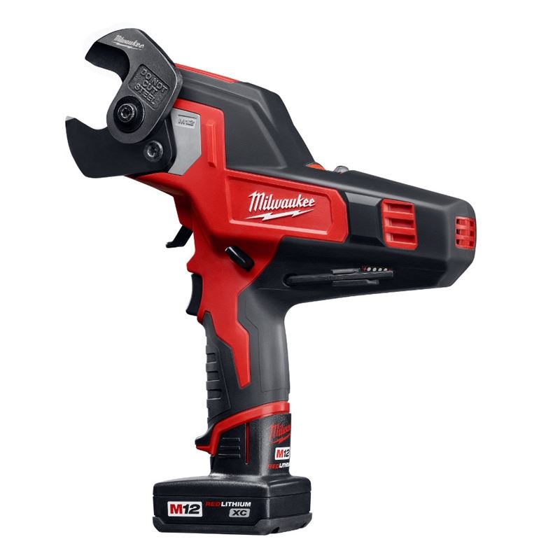 21XC M12 12V Lithium-Ion Cordless 600 MCM Cable Cutter Kit - Professional Electrical Tool for Electricians, Industrial Wiring & Heavy-Duty Cable Cutting
