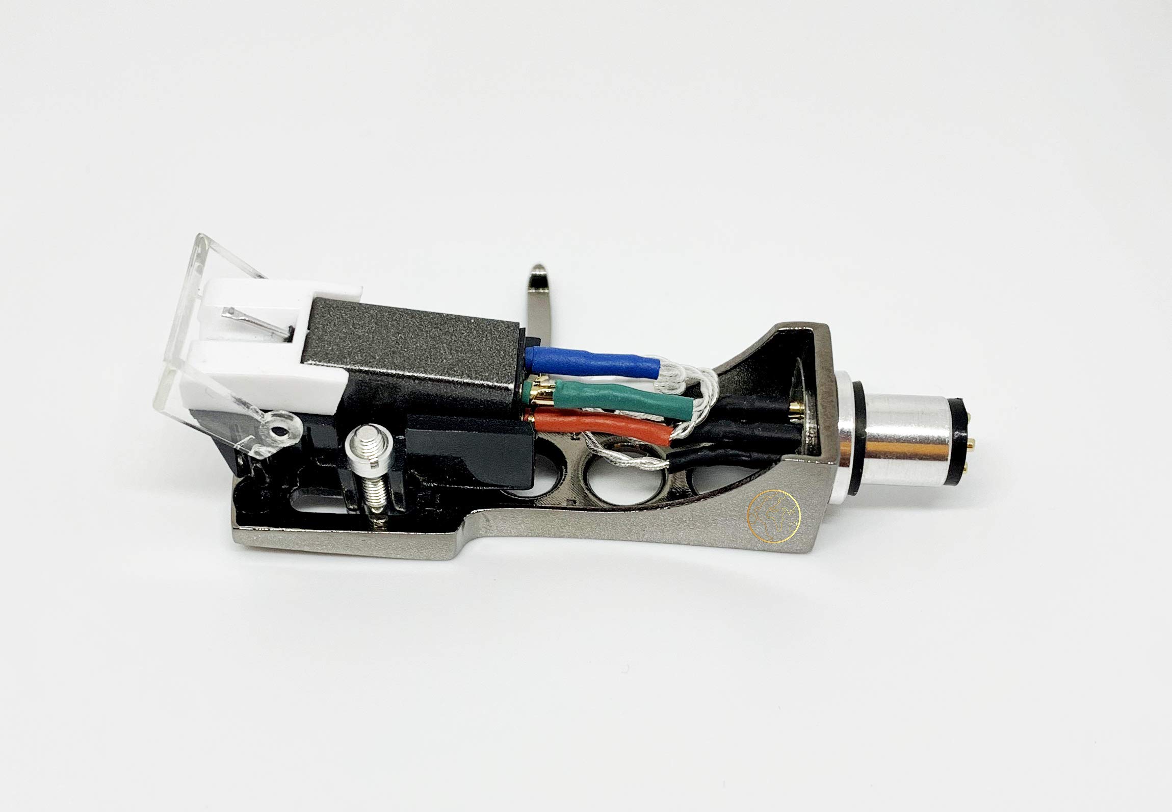Stanton T55 USB, T52, STR820, T50, STR850, T120C, T90 USB, STR860, STR8150, STR830 Replacement Cartridge & Stylus with Titanium Headshell & Mounting Bolts - Perfect for DJ Turntables & Vinyl Record Players