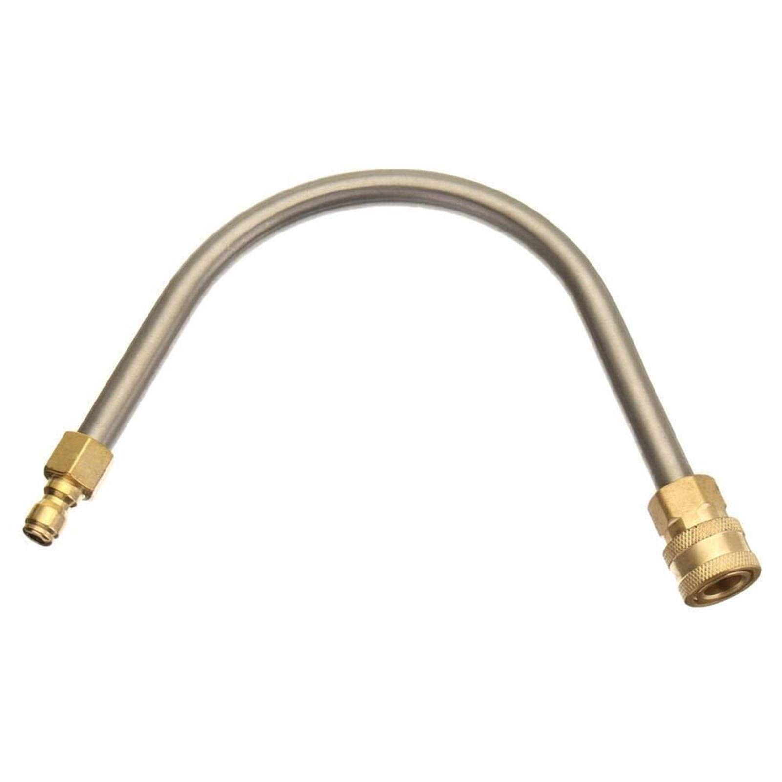 Gutter U Bend Cleaning Attachment Pipe for Telescopic Pressure Washer Lance | Pressure Washer Accessories | Perfect for Roof Gutters, Downspouts & Hard-to-Reach Areas
