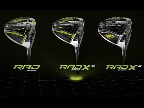 Cobra King Rad X Men's Right Hand Golf Driver - High Performance Titanium Driver for Maximum Distance & Accuracy | Perfect for Golfers Seeking Power & Control on the Course