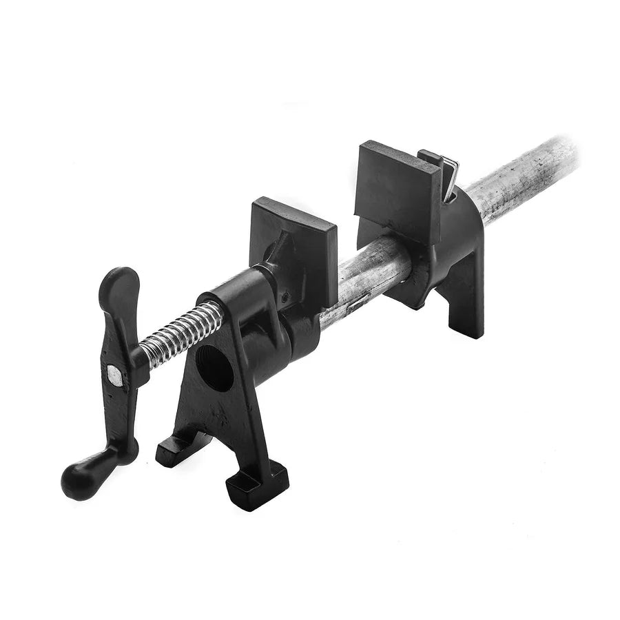 Heavy Duty 3/4 Inch Pipe Clamp - Industrial Strength Panel Clamping Tool for Woodworking, Metalworking & DIY Projects - Perfect for Construction, Furniture Making and Pipe Fixtures