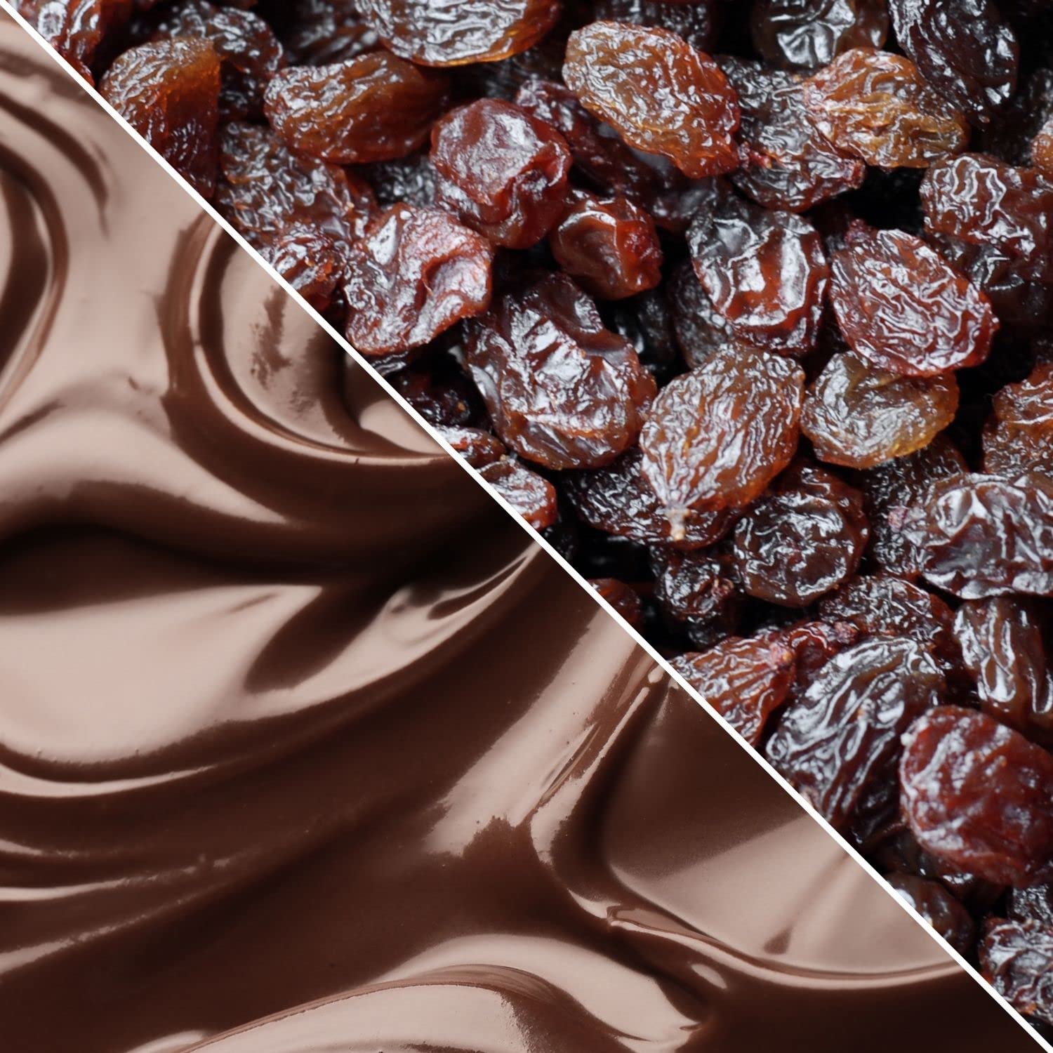 Gourmet Dark Chocolate Covered Raisins - 1 Lb Bulk Bag (16 Oz) | Vegan, Kosher, USA Made | Healthy Dried Fruit Snack for Parties, Gifts & Office Treats | Its Delish Premium Chocolate Raisin Candy