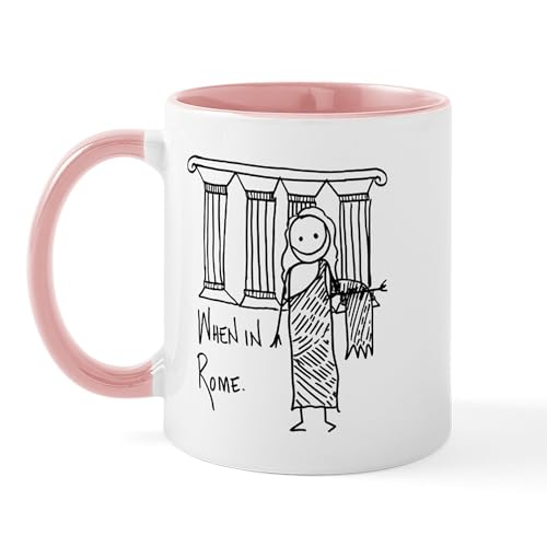 White/Pink Inside - Rome Mug
