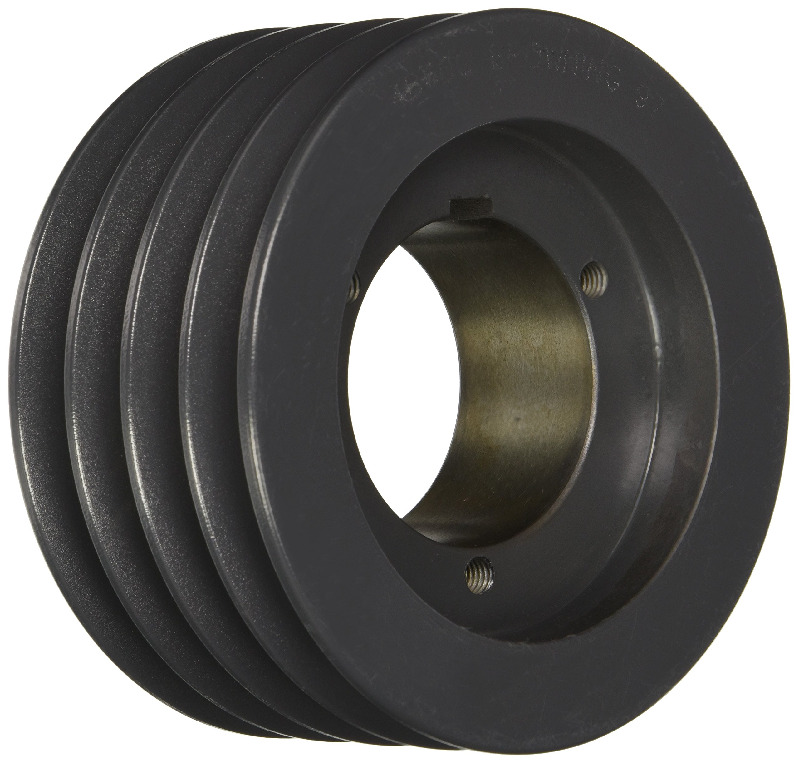 4B60Q Split Taper Sheave - Cast Iron 4 Groove Pulley for A/B Belts with Q1 Bushing | Industrial Machinery, Conveyor Systems & Power Transmission Equipment