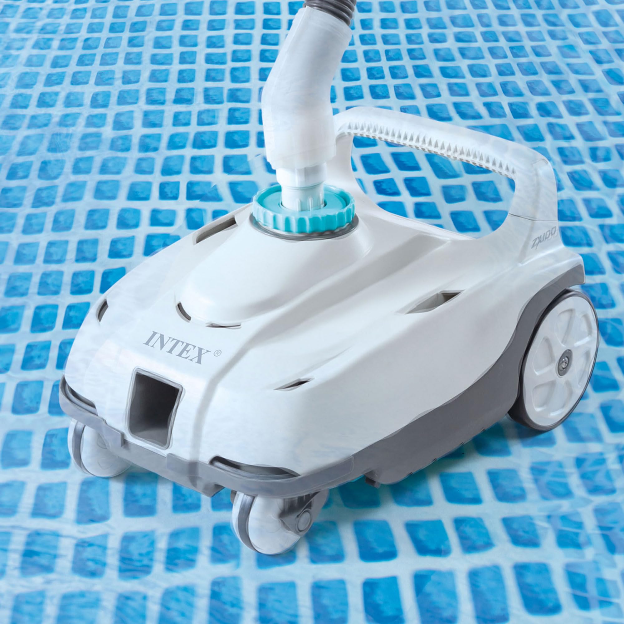 INTEX ZX100 Auto Pressure Side Pool Cleaner for 24ft x 12ft x 52in Rectangular Ultra XTR Frame Swimming Pool with Pump - Ideal for Backyard, Inground & Above Ground Pool Maintenance