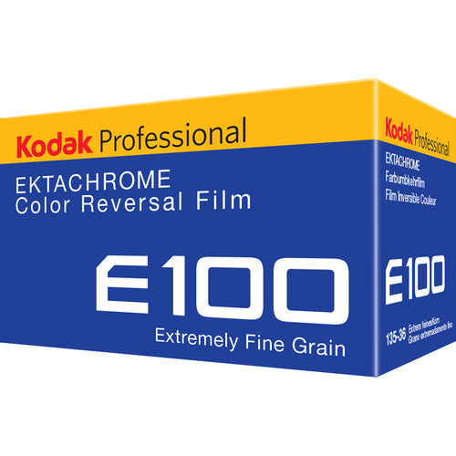 Kodak EKTACHROME E100 Color Reversal Film - 35mm 36 Exposures (1884576) - Perfect for Professional Photography, Travel & Landscape Shooting