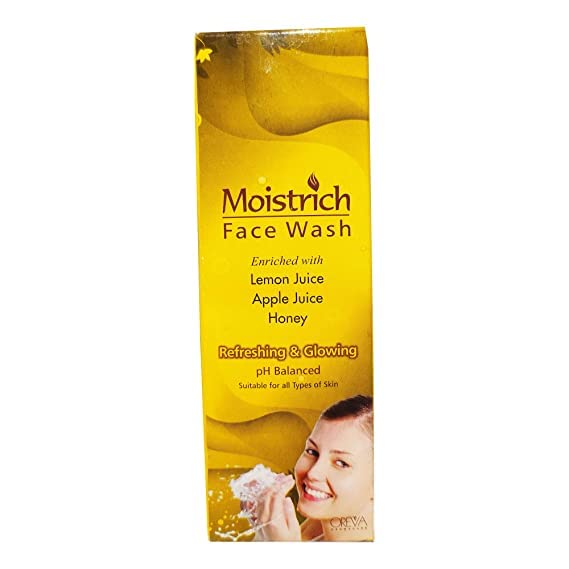 Moistrich Skin Refreshing & Brightening Face Wash 60g with Neem & Aloe Vera - Gentle Cleanser for Acne-Prone & Sensitive Skin | Daily Skincare Routine for Glowing Complexion