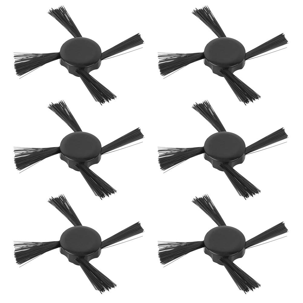 GLOGLOW 6PCS Vacuum Cleaner Side Brushes - Replacement Parts for Neato Botvac D7 D5 D3 D7500 D8500 D80 N0B9 - Compatible with Robotic Vacuum Cleaners - Perfect for Home & Office Cleaning