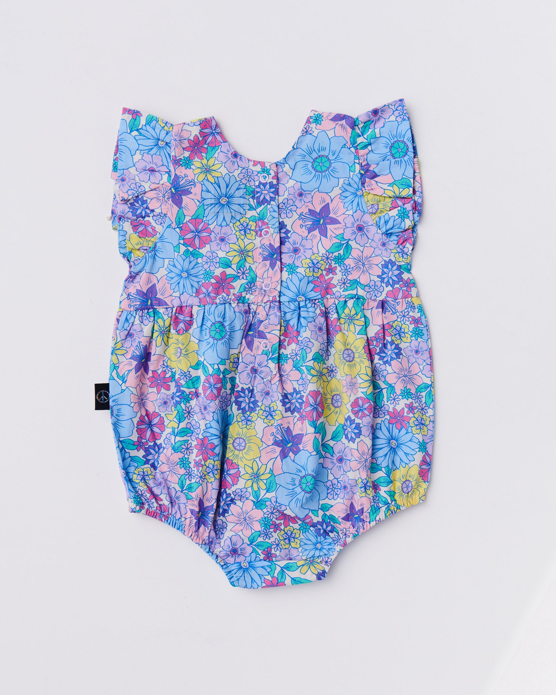 Organic Cotton Frill Playsuit for Baby Girls - Soft & Comfortable Romper for Playtime, Photoshoots & Special Occasions