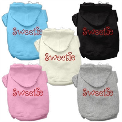 Stylish Sweetie Bling Dog Hoodie - Sparkling Pet Fashion for Small Dogs - Perfect for Winter Walks & Photo Shoots