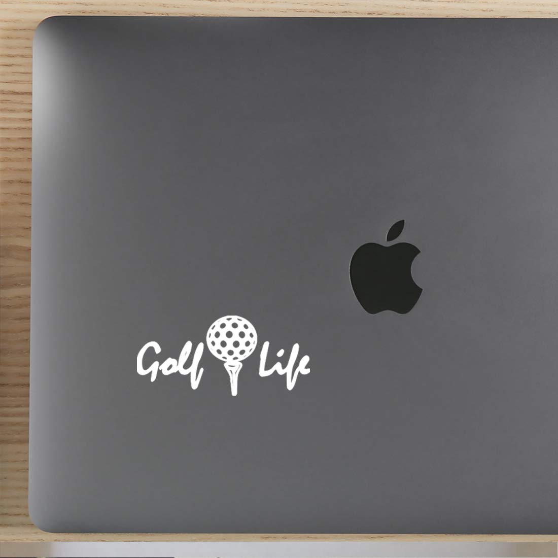 Premium Waterproof Vinyl Decal Stickers (Set of 2) - Golf Life Theme for Laptop, Phone, Helmet, Car Window, Bumper, Mug, Cup, Door & Wall Decoration - Durable & Weatherproof Stickers for Indoor & Outdoor Use