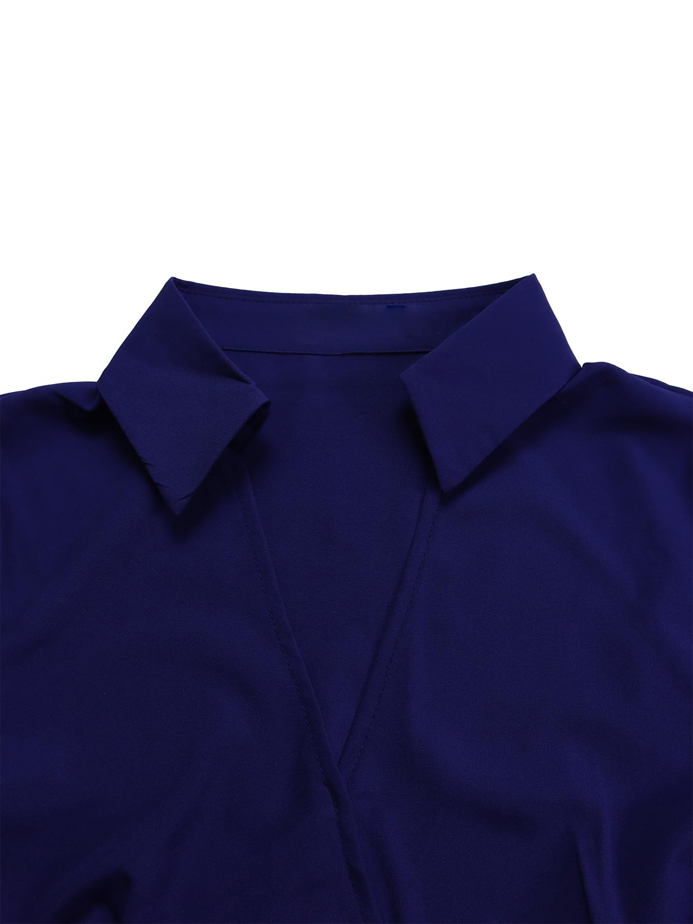 Elainone Women's 3/4 Sleeve Flared A-Line Dress with Belt - Wedding Guest, Casual, Semi-Formal & Office Wear - Perfect for Parties, Work & Special Occasions