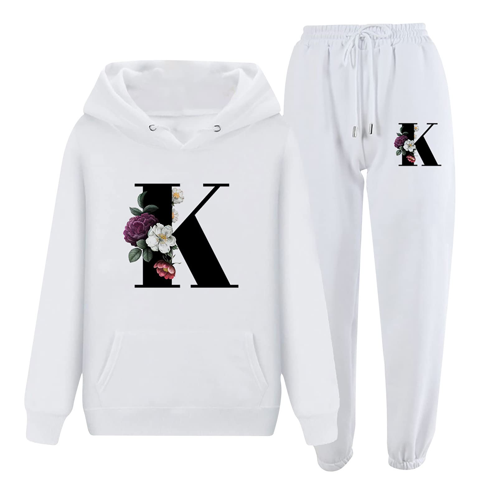 YaYiYa Women's Hooded Graphic Sweatshirt - Fall Winter Long Sleeve Casual Jacket with Pockets | Cozy Pullover for Women | Perfect for Outdoor Activities, Travel & Everyday Wear #B5