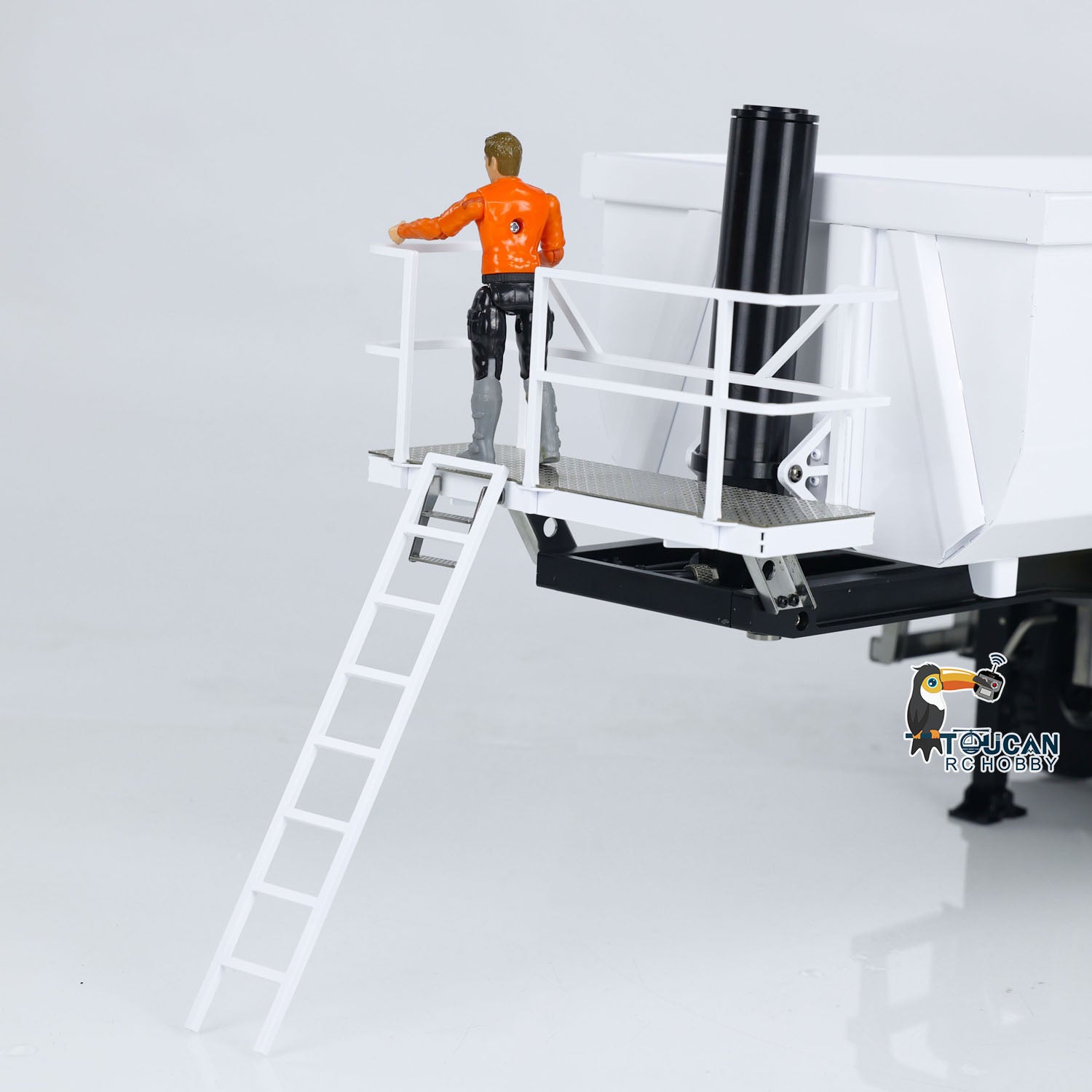 1/14 Scale 3 Axle Metal Hydraulic RC Dump Trailer - DIY Assembly for TAMIYA Tractor Trucks & Engineering Vehicle Models - Perfect for Construction Site Simulation & RC Hobby Enthusiasts